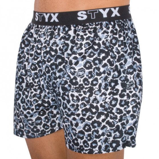 Meeste bokserid Styx art sports rubber cheetah (B551)