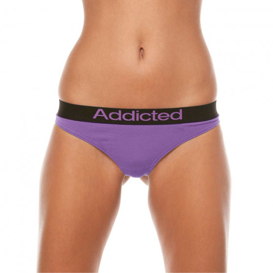 2PACK naiste stringid  valge lilla Addicted