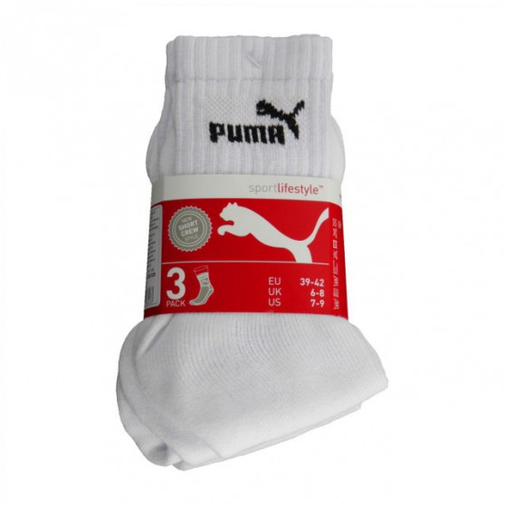 3PACK sokid Puma valge (241005001 300)