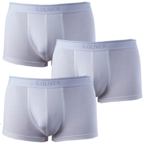 3PACK meeste bokserid S.Oliver valge (26.899.97.4243.12B7)