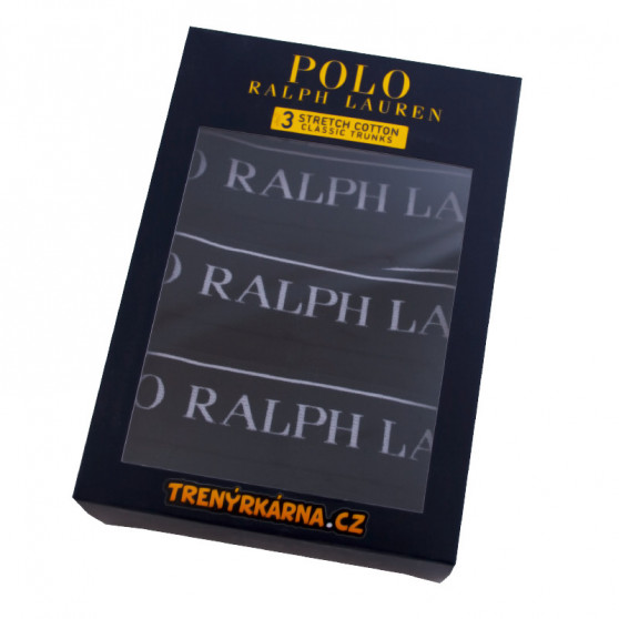 3PACK meeste bokserid Ralph Lauren mustad (714513424002)