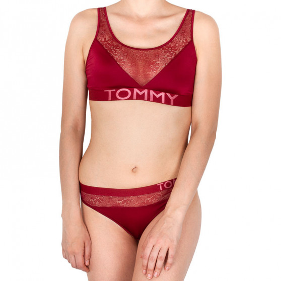 Naiste rinnahoidja Tommy Hilfiger punane (UW0UW01578 647)