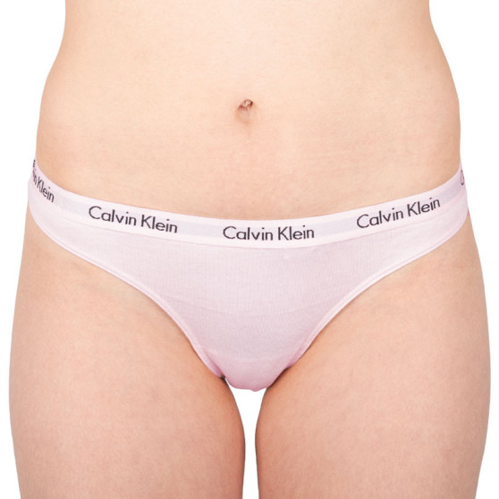 Naiste stringid Calvin Klein roosa (D1617E-2NT)