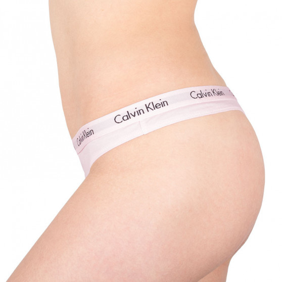 Naiste stringid Calvin Klein roosa (D1617E-2NT)