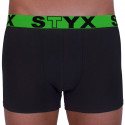 Meeste bokserid Styx sportlik elastne must (G965)