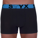 Meeste bokserid Styx sportlik elastne must (G966)