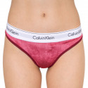 Naiste stringid Calvin Klein burgundiapunased (QF5512E-2XV)