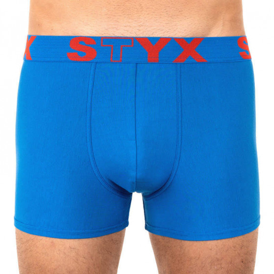 3PACK meeste bokserid Styx sport elastne sinine (G9676869)