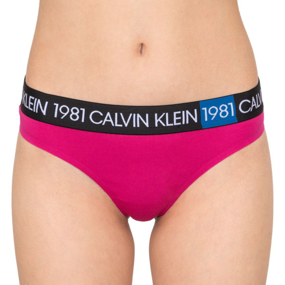 Naiste stringid Calvin Klein roosa (QF5448E-8ZK)