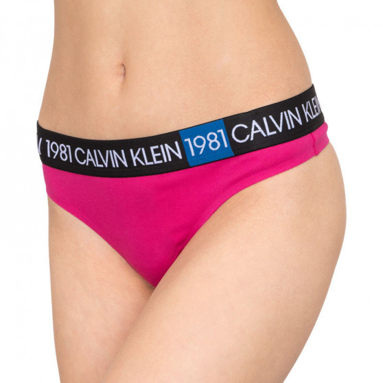 Naiste stringid Calvin Klein roosa (QF5448E-8ZK)