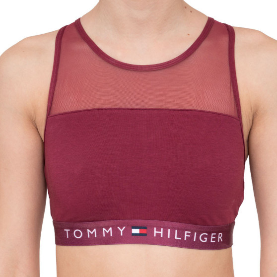 Naiste rinnahoidja Tommy Hilfiger burgundia (UW0UW00012 512)