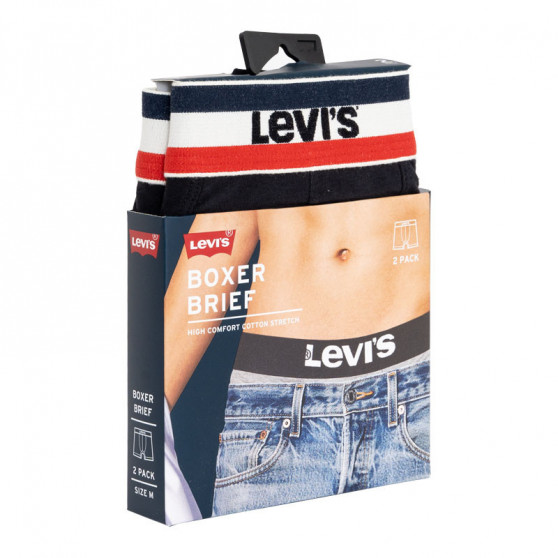 2PACK meeste bokserid Levis mustad (905005001 200)