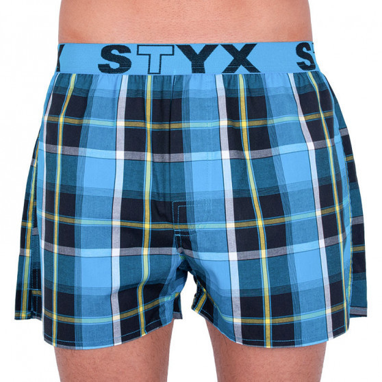 5PACK meeste bokserid Styx sportlik elastne mitmevärviline (B73134373840)