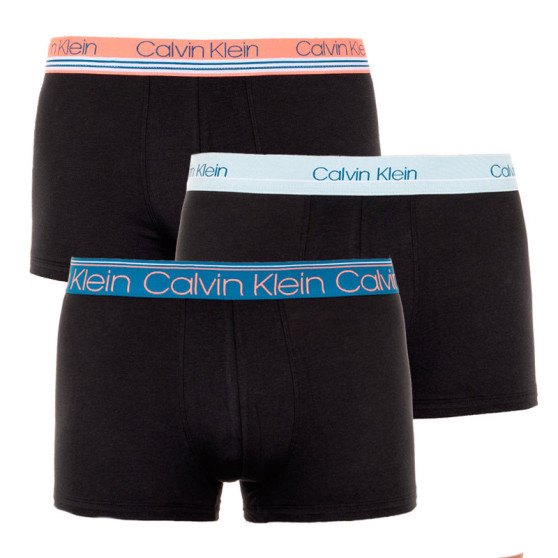 3PACK meeste bokserid Calvin Klein mustad (NB2336A-BFR)