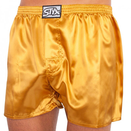 Meeste bokserid Styx classic rubber satin gold (C685)