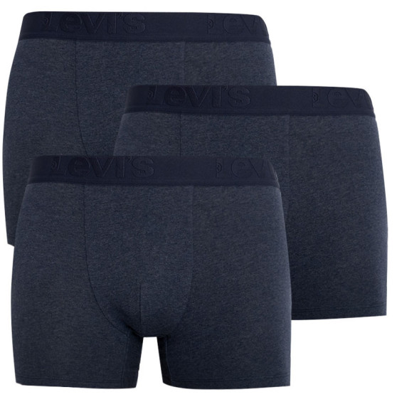 3PACK meeste bokserid Levis sinine (905045001 008)