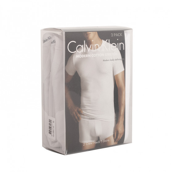 2PACK meeste t-särk Calvin Klein valge (NB1088A-100)