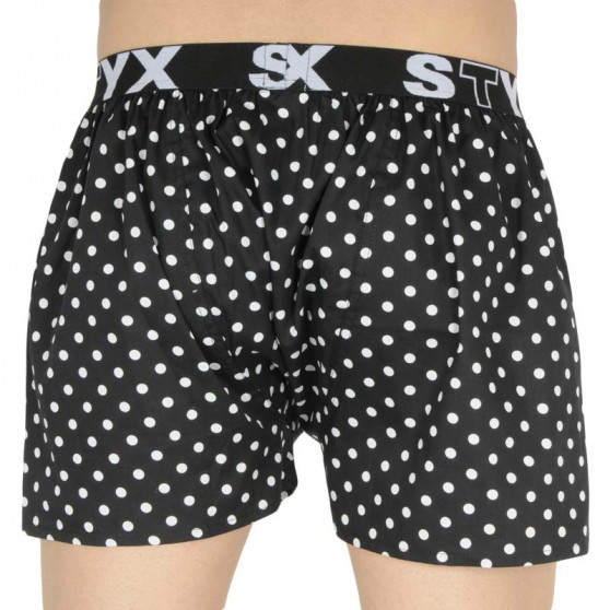 Meeste bokserid Styx art sportlik kummi polka dots (B1055)