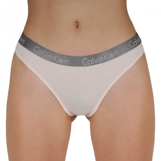 3PACK naiste stringid Calvin Klein mitmevärvilised (QD3560E-T7W)