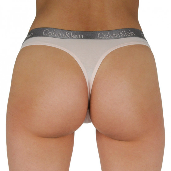 3PACK naiste stringid Calvin Klein mitmevärvilised (QD3560E-T7W)