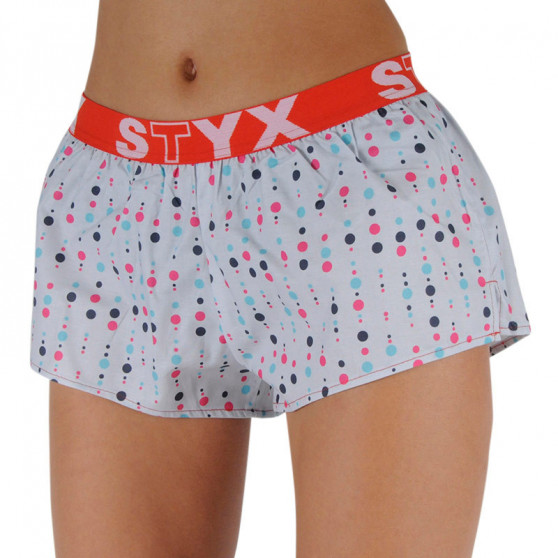 Naiste bokserid Styx art sportlik kummi polka dots (T1052)