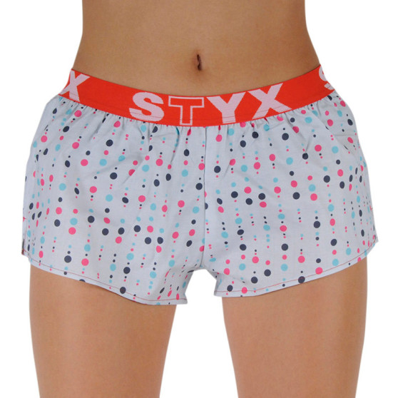 Naiste bokserid Styx art sportlik kummi polka dots (T1052)