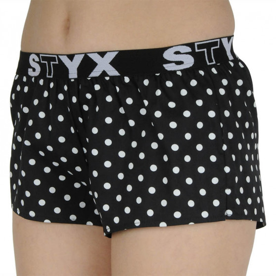 Naiste bokserid Styx art sportlik kummi polka dots (T1055)