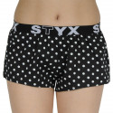 Naiste bokserid Styx art sportlik kummi polka dots (T1055)