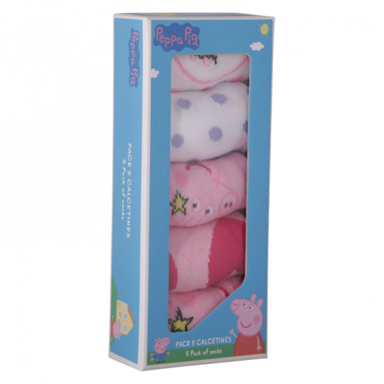 5PACK laste sokid Cerdá Peppa Pig mitmevärviline (2200007756)