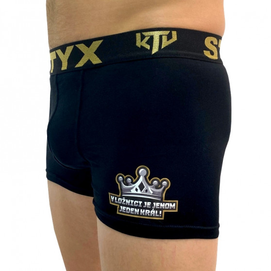 Meeste bokserid Styx / KTV sports rubber must - must kummi (GTCK960)