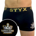 Meeste bokserid Styx / KTV sports rubber must - must kummi (GTCK960)