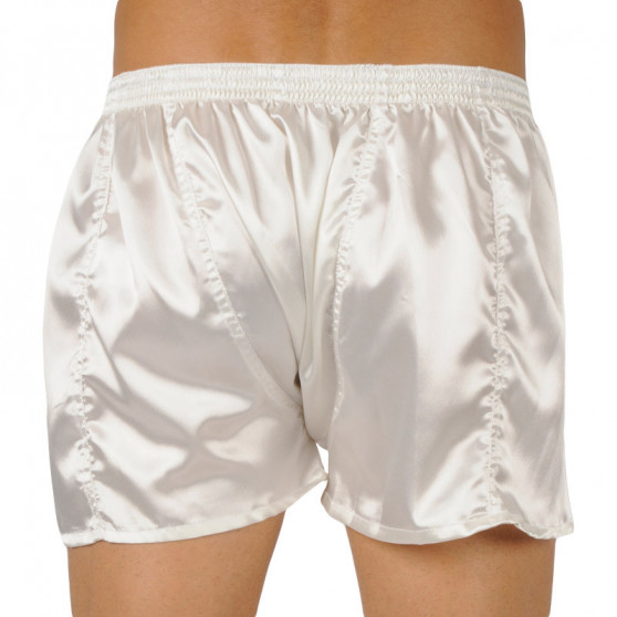 Meeste bokserid Styx classic elastic satin white (C1061)