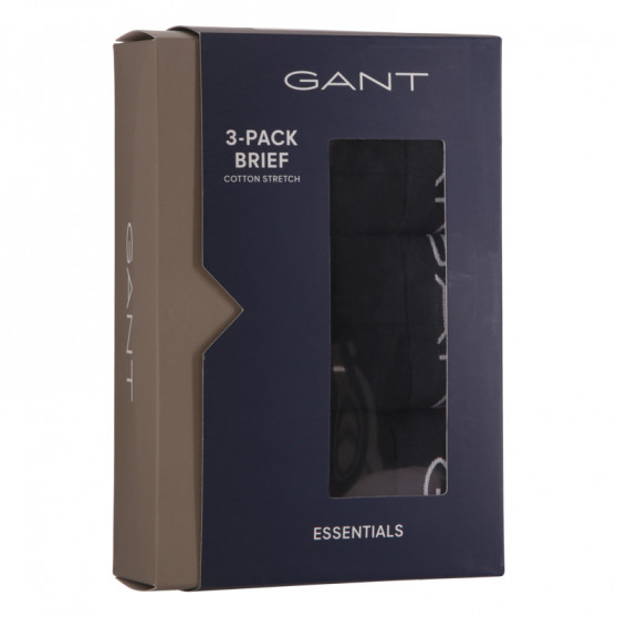 3PACK meeste aluspüksid Gant must (900003001-005)