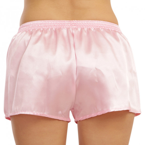 Naiste bokserid Styx classic rubber satin pink (L1160)