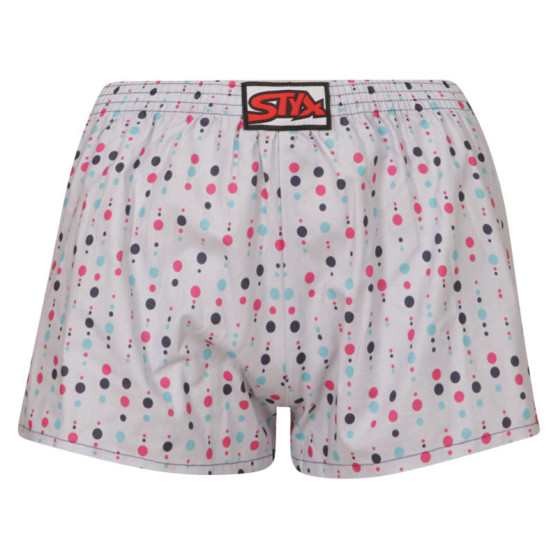 Laste bokserid Styx art classic rubber polka dots (J1052)