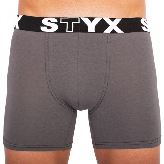 3PACK meeste bokserid Styx pikad sportlikud elastsed mitmevärvilised püksid (U9626763)