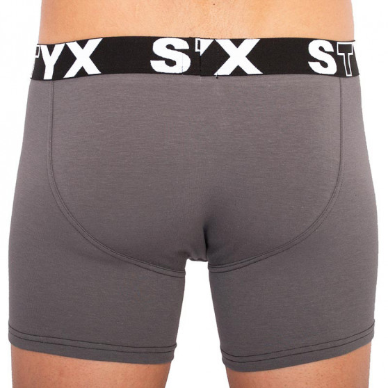 3PACK meeste bokserid Styx pikad sportlikud elastsed mitmevärvilised püksid (U9626763)