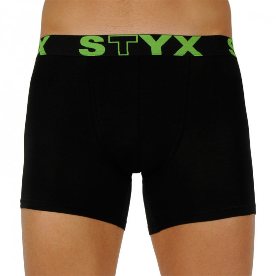 3PACK meeste bokserid Styx pikad sportlikud elastsed mitmevärvilised püksid (U9626763)