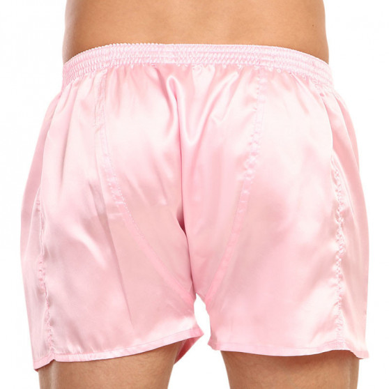 Meeste bokserid Styx classic rubber satin pink (C1160)