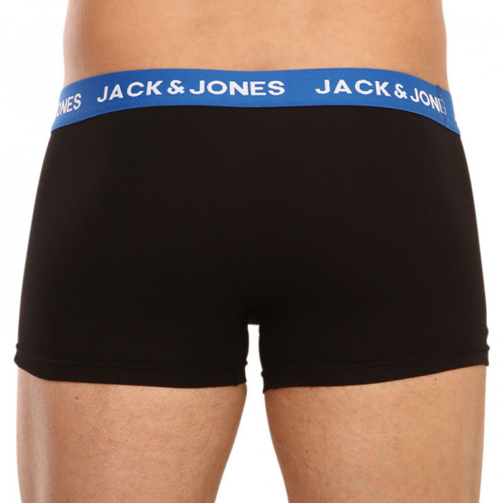 5PACK meeste bokserid Jack and Jones mustad (12142342 - blue/black)