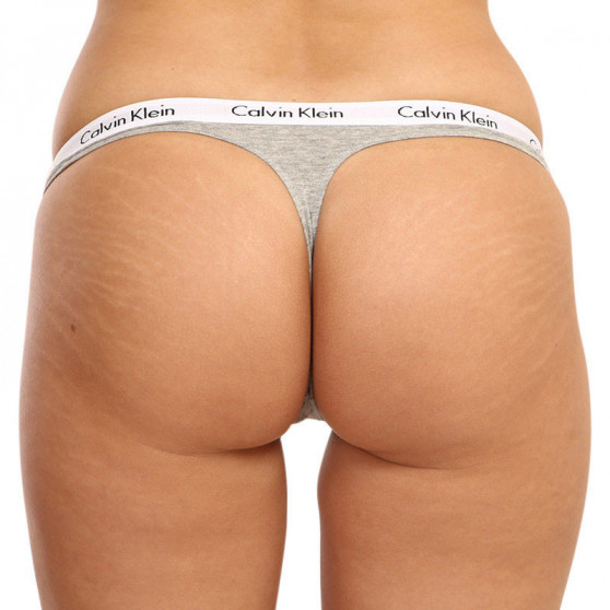 3PACK naiste stringid Calvin Klein ülevärvilised mitmevärvilised (QD3800E-13X)