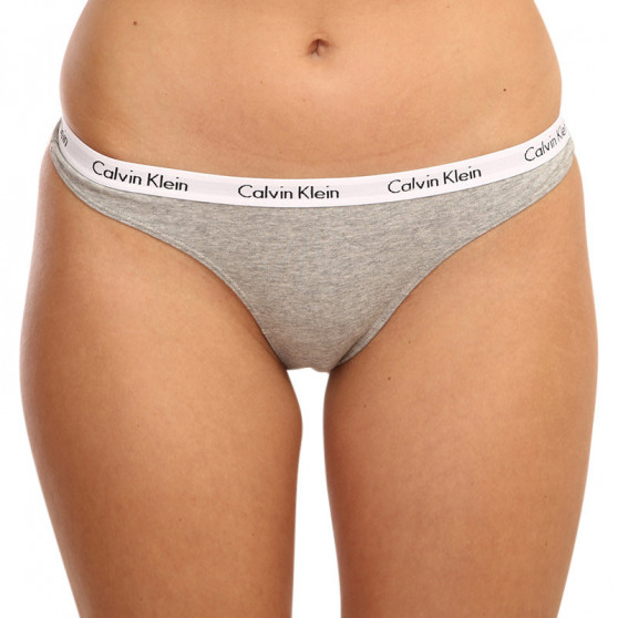 3PACK naiste stringid Calvin Klein ülevärvilised mitmevärvilised (QD3800E-13X)