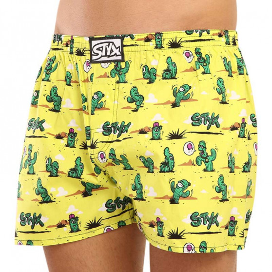 Meeste bokserid Styx art classic rubber oversized cactus (E1351)