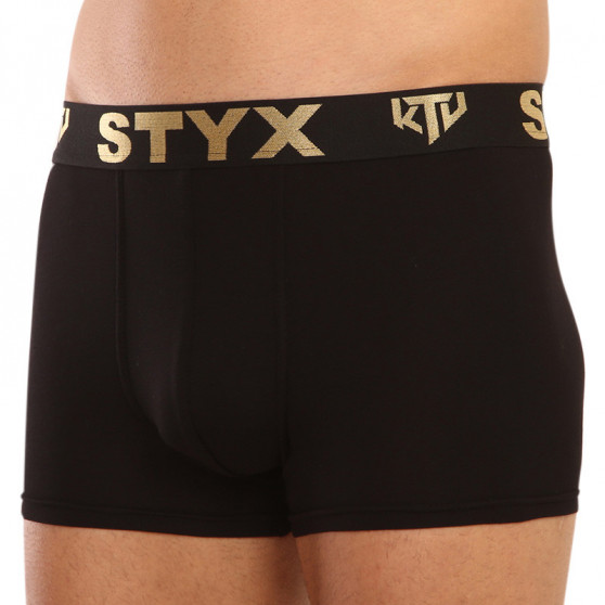 Meeste bokserid Styx / KTV sports rubber must - must kummi (GTC960)