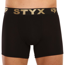 Meeste bokserid Styx / KTV long sport elastic black - must elastne - must elastne (UTC960)