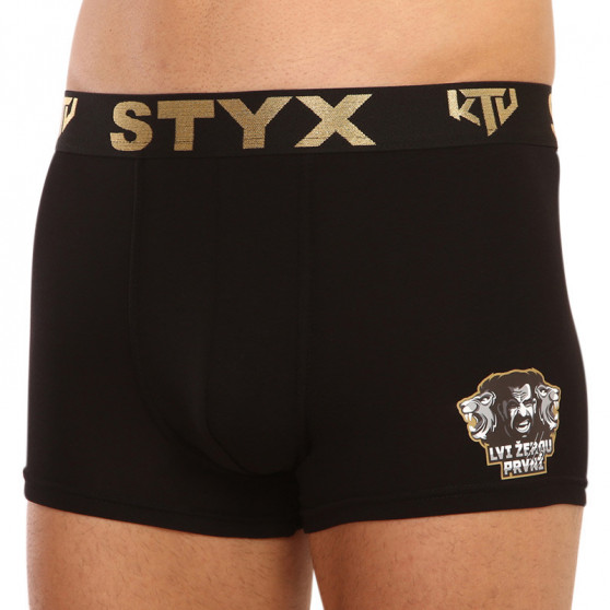 Meeste bokserid Styx / KTV sports rubber must - must kummi (GTCL960)