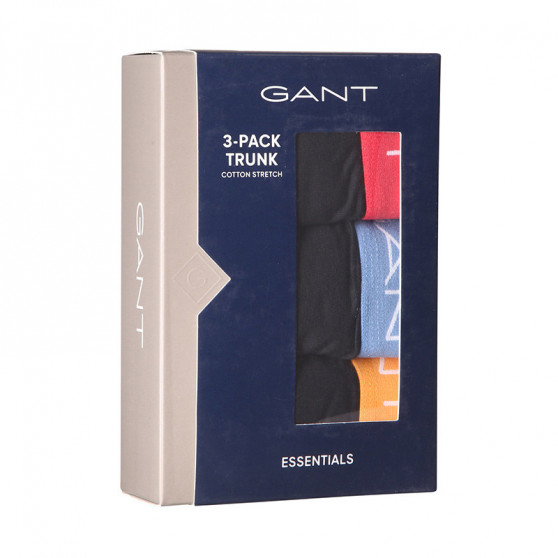 3PACK meeste bokserid Gant mustad (902213003-005)