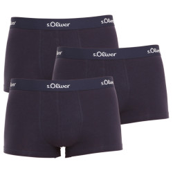 3PACK meeste bokserid S.Oliver tumesinised püksid (JH-34H-18617715)