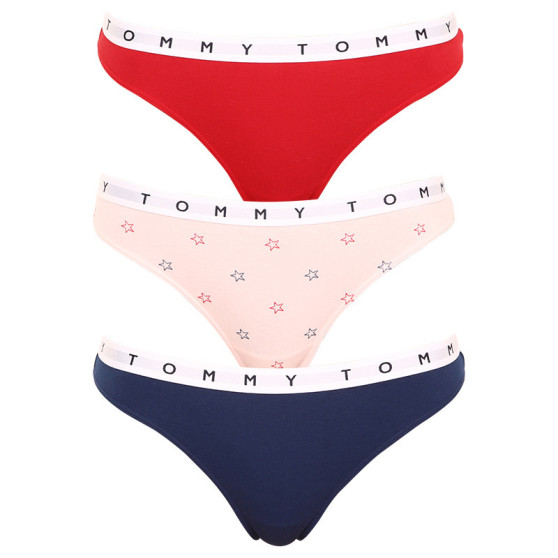 3PACK naiste stringid Tommy Hilfiger mitmevärvilised (UW0UW02521 0XW)