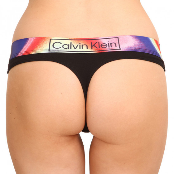 Naiste stringid Calvin Klein must (QF6857E-UB1)